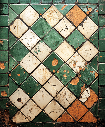 Cracked Tile Pattern