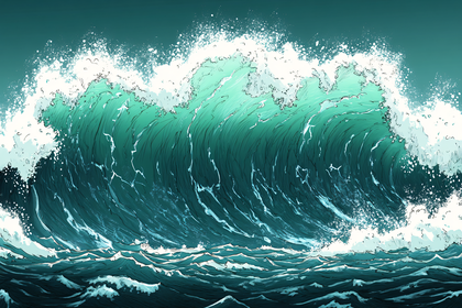 Crashing Ocean Wave