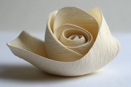 Cream Paper Flower