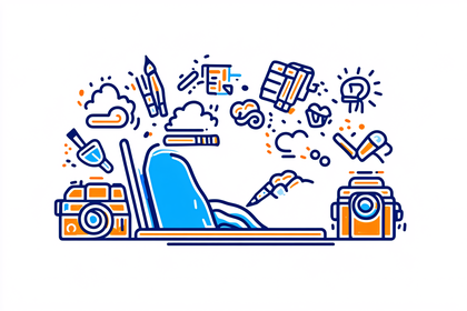 Creative Workspace Illustration