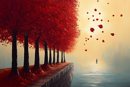Crimson Canopy Lakeview
