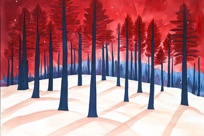 Crimson Forest in Winter