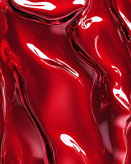 Crimson Glossy Waves
