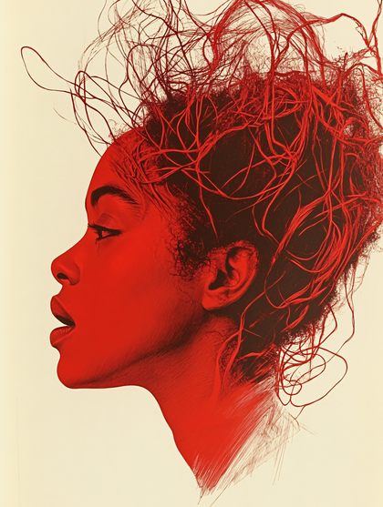 Crimson Haired Muse