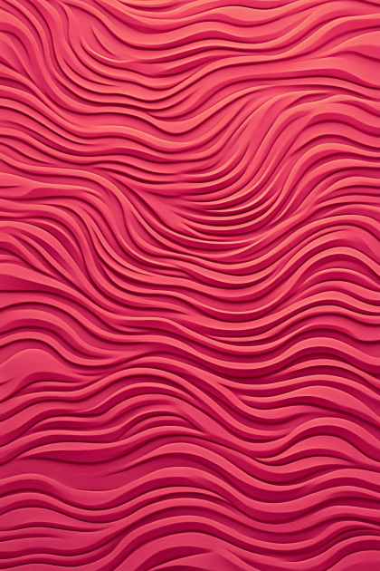 Crimson Undulation Pattern