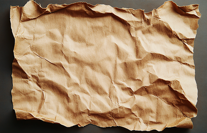 Crinkled Kraft Paper Texture
