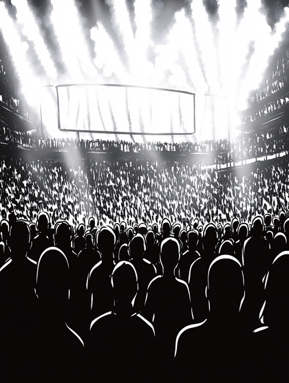 Crowd At Concert Arena