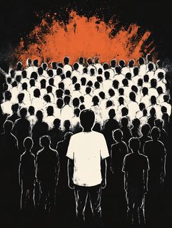 Crowd of Silhouettes