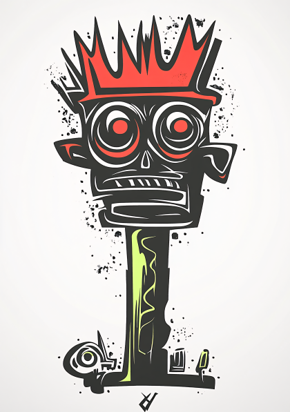 Crowned Skull Graphic
