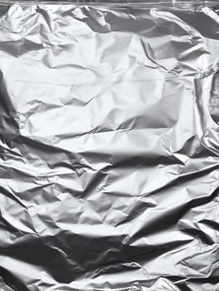 Crumpled Aluminum Foil Texture