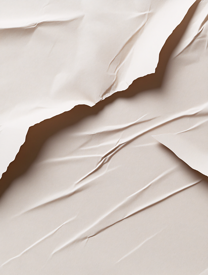 Crumpled Beige Paper Texture