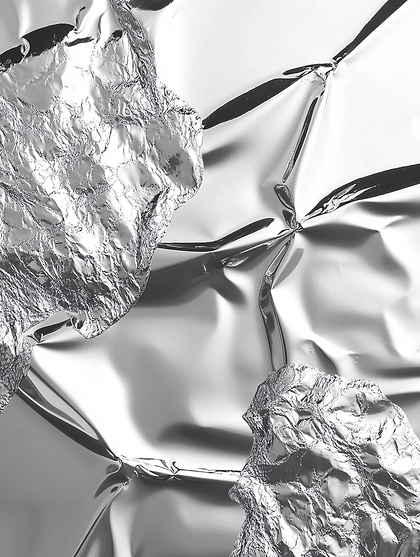 Crumpled Silver Foil Texture