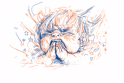 Crying Child Sketch