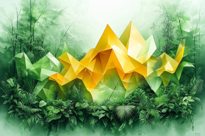 Crystalline Jungle Peaks