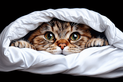 Curious Kitten Peek