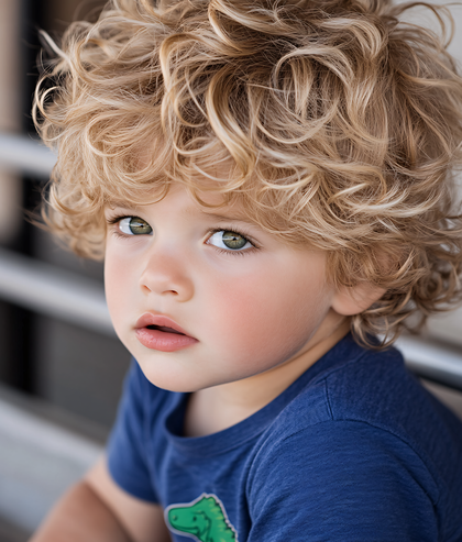 Curious Little Boy