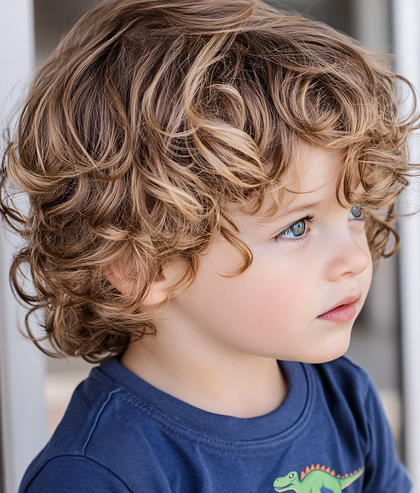 Curly Haired Child