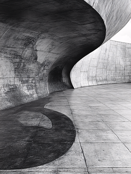 Curved Concrete Wall