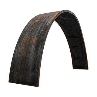 weathered metal arch