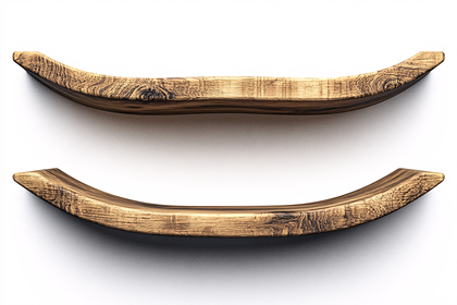 Curved Wooden Shelves