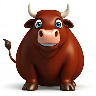 cartoon bull character