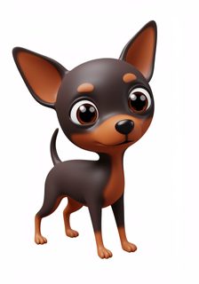 cartoon chihuahua puppy
