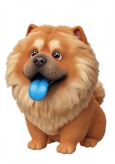 cartoon chow chow