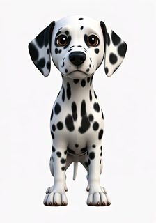 cartoon dalmatian puppy