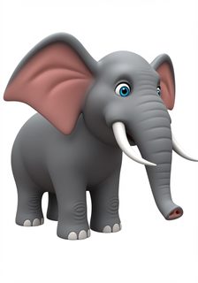 cartoon elephant 3d