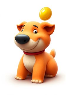 cartoon puppy coin