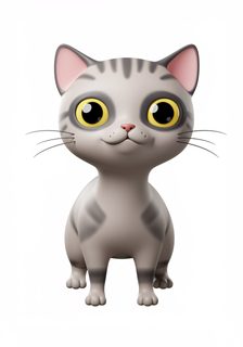 cartoon tabby cat