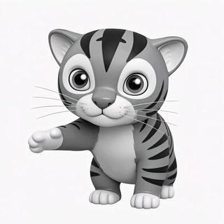 cute tiger cub