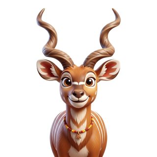cute kudu antelope