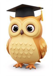 owl graduate character