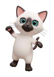 siamese kitten character