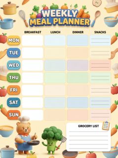 3d meal planner