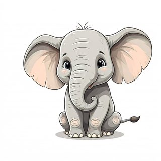 baby elephant illustration