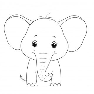Cute Baby Elephant