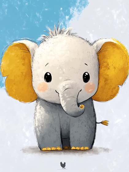 Cute Baby Elephant