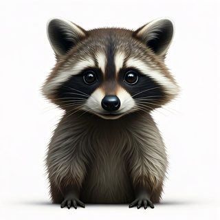 cute baby raccoon
