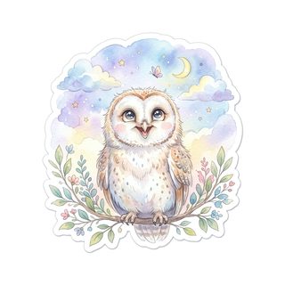 Cute Owl Sticker