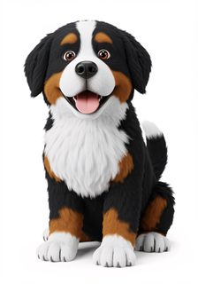 bernese mountain dog puppy