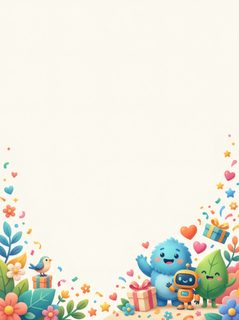 cute birthday border