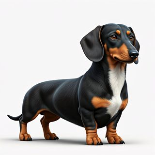 black tan dachshund