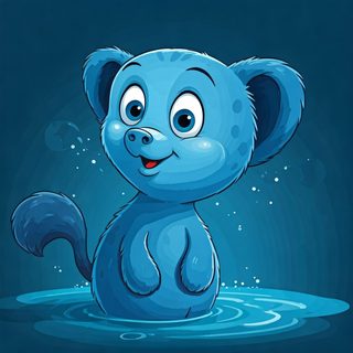Blue Water Creature