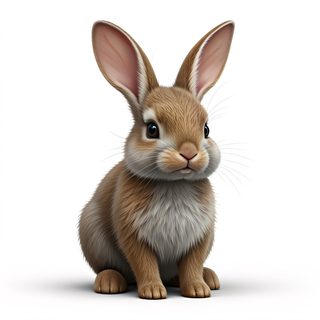 cute brown rabbit