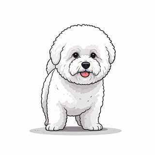 cartoon-bichon-puppy