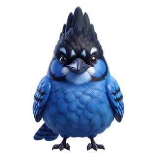 cute blue jay