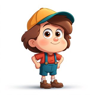 cartoon boy character
