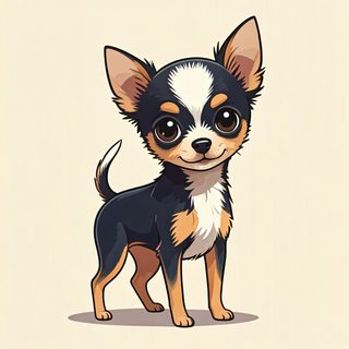 Chihuahua Dog Cartoon